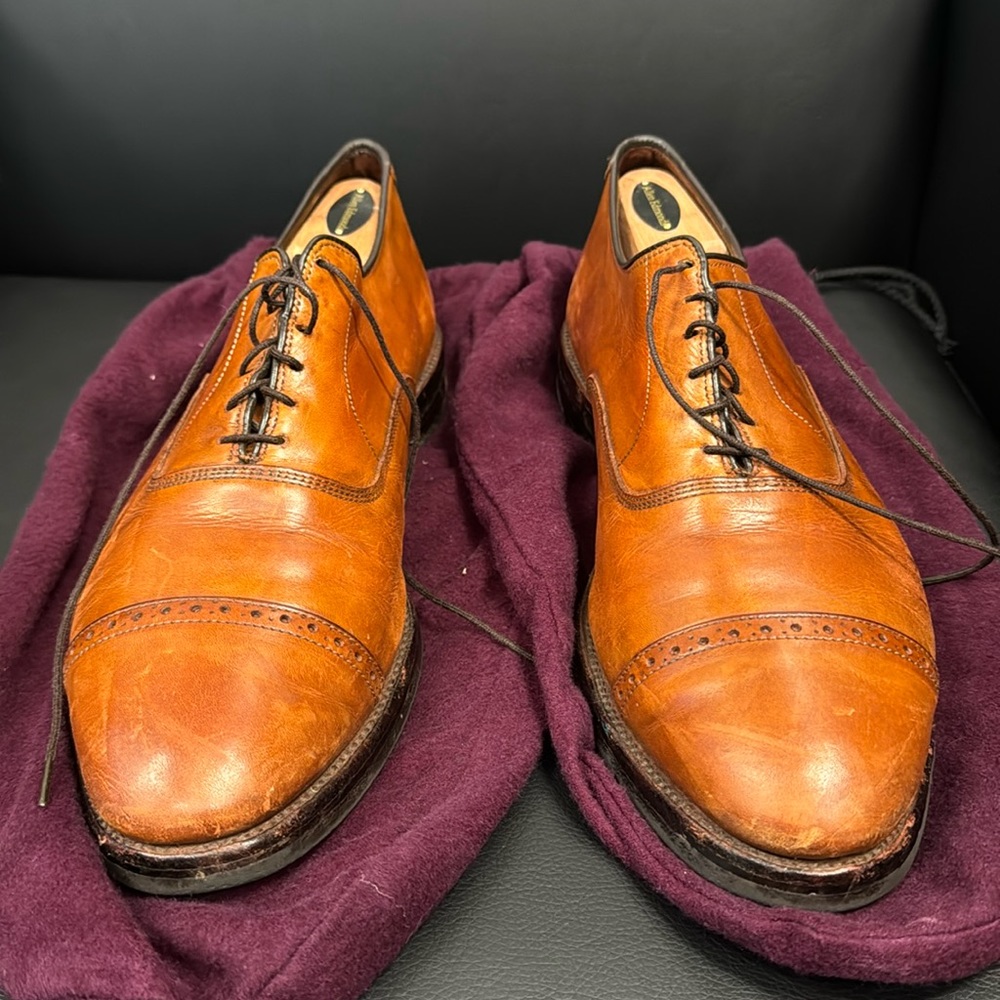 Allen Edmonds Walnut Fifth Avenues size: 12 D